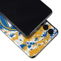 NBA Golden State Warriors Digi Camo Galaxy S21 5G Skin -Skinit Store golden state warriors digi camo galaxy s21 5g skin 1613625684 SKNCMONBA10GLXY21 PR 03