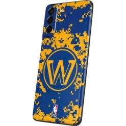 NBA Golden State Warriors Digi Camo Galaxy S21 5G Skin -Skinit Store golden state warriors digi camo galaxy s21 5g skin 1707240054 SKNCMONBA10GLXY21 PR 02