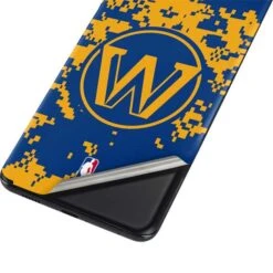 NBA Golden State Warriors Digi Camo Galaxy S21 5G Skin -Skinit Store golden state warriors digi camo galaxy s21 5g skin 1707498767 SKNCMONBA10GLXY21 PR 04
