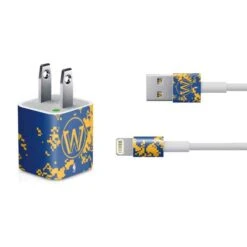 NBA Golden State Warriors Digi Camo IPhone Charger (5W USB) Skin