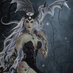 Gothic Queen With Silver Dragon By Nene Thomas Dell Alienware Skin 9 Gothic Queen With Silver Dragon By Nene Thomas Dell Alienware Skin -Skinit Store gothic queen with silver dragon by nene thomas alienware 17in 2017 skin 1686237081 SKNNENTHO03AL17FL PR 04