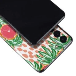 Bouffants And Broken Hearts Graphic Grapefruit Galaxy S21 5G Skin -Skinit Store graphic grapefruit galaxy s21 5g skin 1613625735 SKNBFNTBH15GLXY21 PR 03
