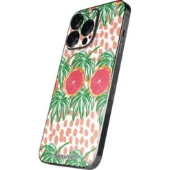 Bouffants And Broken Hearts Graphic Grapefruit IPhone 14 Pro Skin -Skinit Store graphic grapefruit iphone 14 pro skin 1662674408 SKNBFNTBH15IPH14P PR 02
