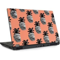 Bouffants And Broken Hearts Gray Scale Pineapple Lenovo ThinkPad Skin