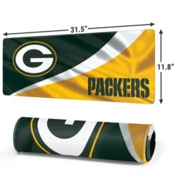 NFL Green Bay Packers Gaming Mouse Pad -Skinit Store green bay packers large gaming mouse pad 1655166590 MSPNFLGBA02GAMGLG PR 02