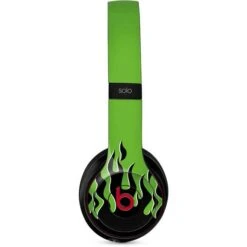 Green Flames Beats Solo 2 Wireless Skin