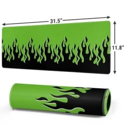 Green Flames Gaming Mouse Pad -Skinit Store green flames large gaming mouse pad 1656100440 MSPNEONRT01GAMGLG PR 02