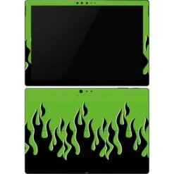 Green Flames Surface Pro 6 Skin