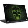 Liquid Blue Green Skulls Lenovo ThinkPad Skin