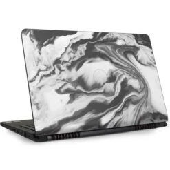 Grey Marble Ink Dell Inspiron Skin