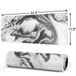 Grey Marble Ink Gaming Mouse Pad -Skinit Store grey marble ink large gaming mouse pad 1656100441 MSPMRBINK04GAMGLG PR 02