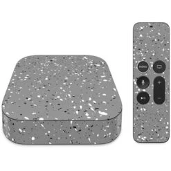 Grey Speckle Apple TV Skin