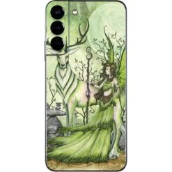 Amy Brown Guardian Fairy And Stag Galaxy S22 Plus Skin