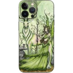 Amy Brown Guardian Fairy And Stag IPhone 14 Pro Max Skin
