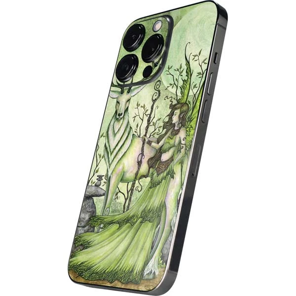 Amy Brown Guardian Fairy And Stag IPhone 14 Pro Max Skin 4 Amy Brown Guardian Fairy And Stag IPhone 14 Pro Max Skin - Image 2
