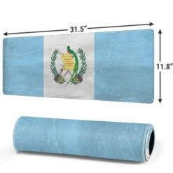 Guatemala Flag Distressed Gaming Mouse Pad -Skinit Store guatemala flag distressed large gaming mouse pad 1681246449 MSPFLGDIS58GAMGLG PR 02