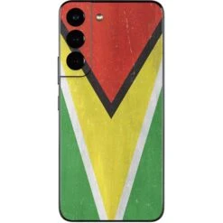 Guyana Flag Distressed Galaxy S22 Skin