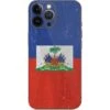 Haitian Flag Distressed IPhone 14 Pro Max Skin
