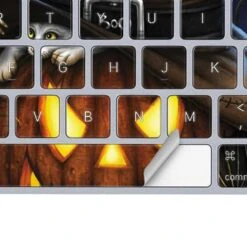 Halloween Cat And Jack O Lantern Pumpkin By Sarah Richter Magic Keyboard Skin -Skinit Store halloween cat and jack o lantern pumpkin by sarah richter magic keyboard skin 1688758620 SKNSARRIC05AMKBDX PR 04