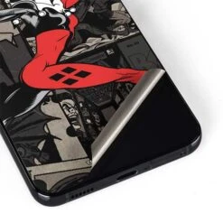 DC Comics Harley Quinn Vintage Action Pose Pattern Galaxy S22 Skin -Skinit Store harley quinn mixed media galaxy s22 skin 1646266131 SKNDCMIXM09GLXY22 PR 04