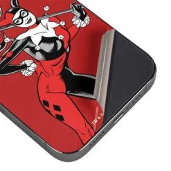 DC Comics Harley Quinn Classic Art Pose IPhone 14 Pro Max Skin -Skinit Store harley quinn portrait iphone 14 pro max skin 1662745655 SKNDCPORT07IP14PM PR 03