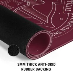 Wizarding Worlds Harry Potter Hogwarts Crest Gaming Mouse Pad -Skinit Store hogwarts crest extra large gaming mouse pad 1683757924 MSPHRYPTR01GAMGXL PR 04