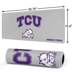 Texas Christian University Horned Frogs Logo Print Gaming Mouse Pad -Skinit Store horned frogs logo print extra large gaming mouse pad 1711381318 MSPTXCHRU06GAMGXL PR 02