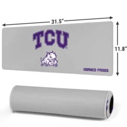 Texas Christian University Horned Frogs Logo Print Gaming Mouse Pad -Skinit Store horned frogs logo print large gaming mouse pad 1711381317 MSPTXCHRU06GAMGLG PR 02