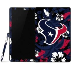 NFL Houston Texans Tropical Print Samsung Galaxy Tab Skin