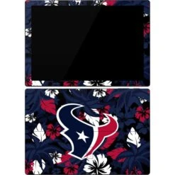 NFL Houston Texans Tropical Print Surface Pro 7 Skin