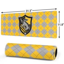 Wizarding World Harry Potter Hufflepuff Crest Gaming Mouse Pad -Skinit Store hufflepuff crest large gaming mouse pad 1683751160 MSPHRYPTR18GAMGLG PR 02