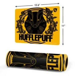 Wizarding Worlds Harry Potter Hufflepuff Illustration Gaming Mouse Pad