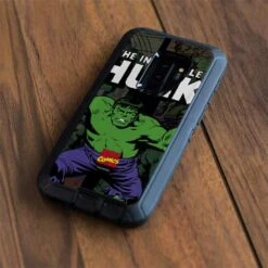 Marvel Classic Comics Hulk Fighter Vintage Otterbox Defender Galaxy Skin -Skinit Store hulk fighter vintage otterbox defender galaxy s9 plus skin 1747234082 SKNMRVCOM12OBS9PD PR 04