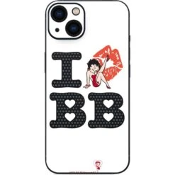 Betty Boop I Love BB IPhone 14 Plus Skin