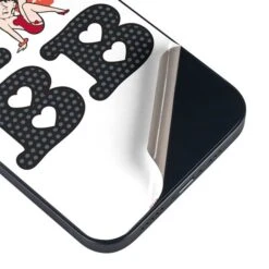 Betty Boop I Love BB IPhone 14 Plus Skin -Skinit Store i love bb iphone 14 plus skin 1662574898 SKNBETTYB26IPH14M PR 03