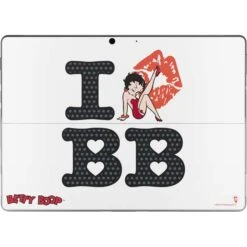 Betty Boop I Love BB Surface Pro 8 Skin