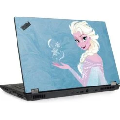 Disney Frozen Ice Blue Elsa Art Lenovo ThinkPad Skin