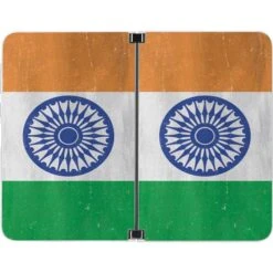 India Flag Distressed Surface Duo Skin -Skinit Store india flag distressed surface duo skin 1621374026 SKNFLGDIS24MSSDUO PR 02