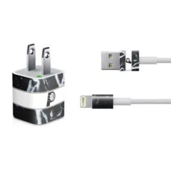 NBA Indiana Pacers Marble IPhone Charger (5W USB) Skin