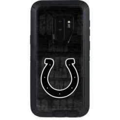 NFL Indianapolis Colts Black & White Otterbox Defender Galaxy Skin