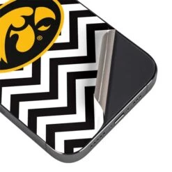 University Of Iowa Hawkeyes Chevron Print IPhone 15 Pro Max Skin -Skinit Store iowa hawkeyes chevron print iphone 15 pro max skin 1694187164 SKNCLGFML44IP15PM PR 03