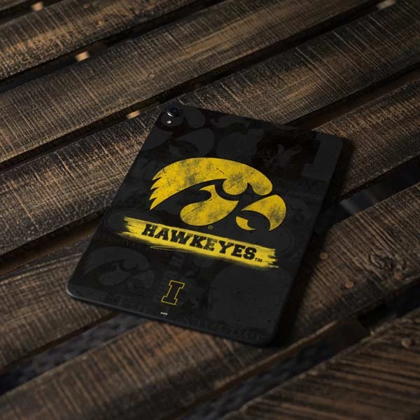 University Of Iowa Hawkeyes Distressed Logo Apple IPad Pro Skin 6 University Of Iowa Hawkeyes Distressed Logo Apple IPad Pro Skin - Image 4