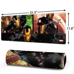Marvel Iron Man Three Panel Gaming Mouse Pad -Skinit Store iron man three panel large gaming mouse pad 1746194161 MSPMRVIRN04GAMGLG PR 02