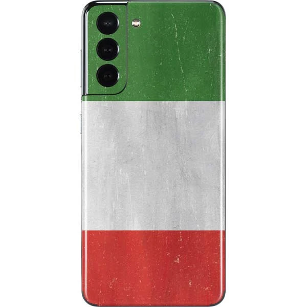 Italy Flag Distressed Galaxy S21 5G Skin 3 Italy Flag Distressed Galaxy S21 5G Skin