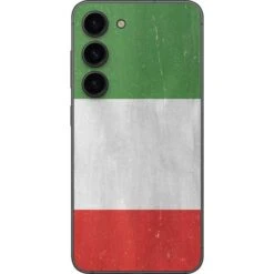Italy Flag Distressed Galaxy S23 Skin