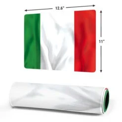 Italy Flag Gaming Mouse Pad