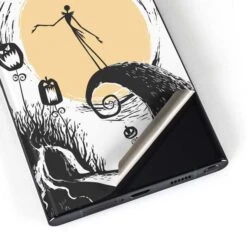 Disney The Nightmare Before Christmas Jack On Spiral Hill Art Galaxy S23 Ultra Skin -Skinit Store jack skellington pumpkin king galaxy s23 ultra skin 1677290951 SKNDISNBC01GXY23U PR 03
