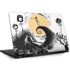 Disney The Nightmare Before Christmas Jack On Spiral Hill Art Dell Inspiron Skin