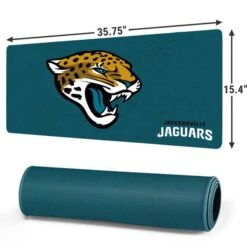 NFL Jacksonville Jaguars Teal Distressed Gaming Mouse Pad -Skinit Store jacksonville jaguars extra large gaming mouse pad 1655246155 MSPJAKJAG01GAMGXL PR 02