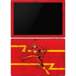 DC Comics The Flash Classic Art Running Pose Surface Pro 6 Skin